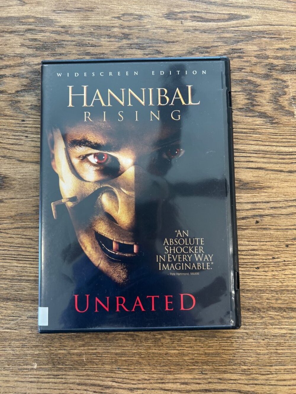 Hannibal Rising 2007 Horror Movie Widescreen Edition Unrated DVD Pre-Owned